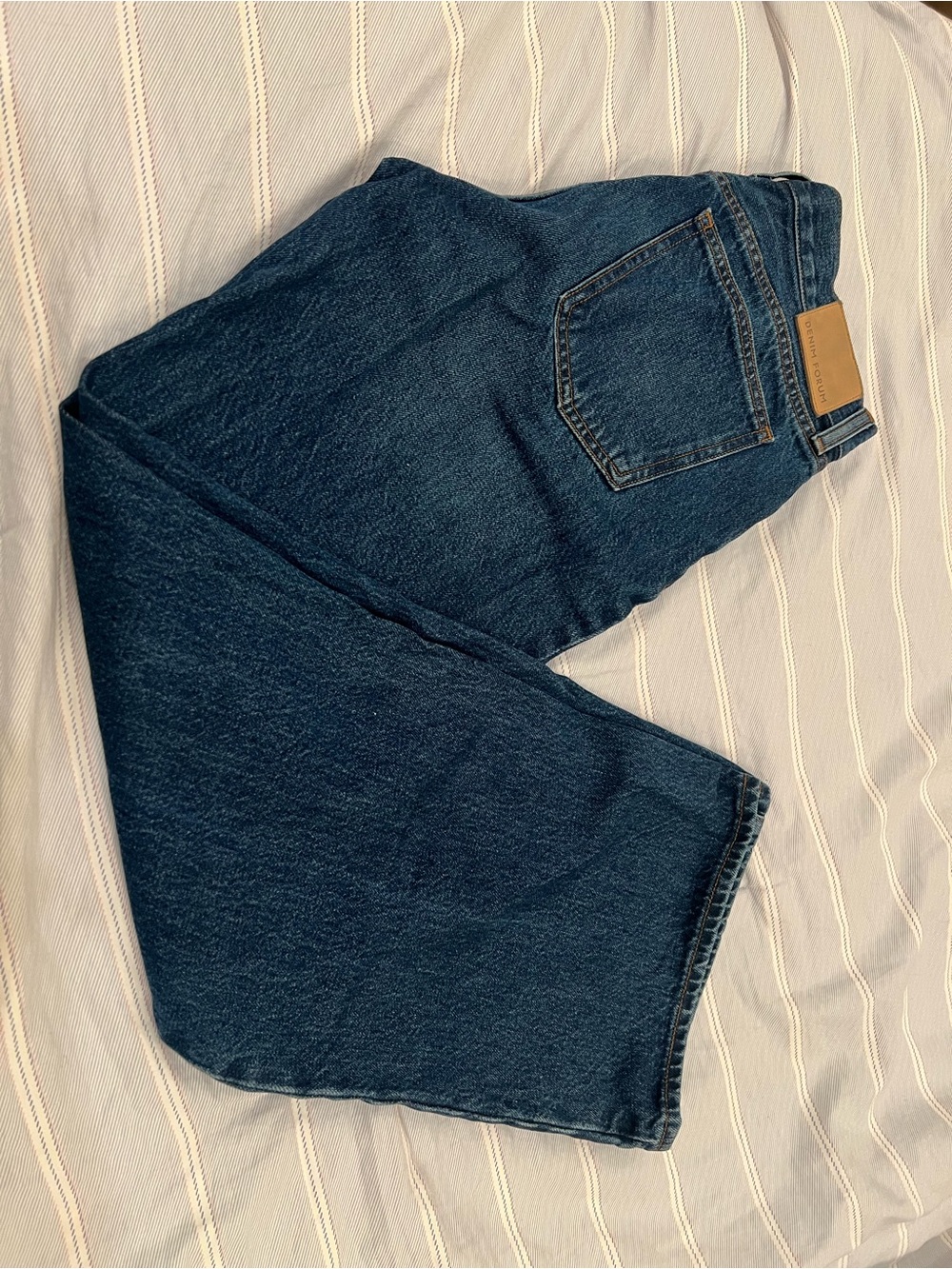 Denim Forum The Farrah Lo Rise Wide Woman’s Jeans